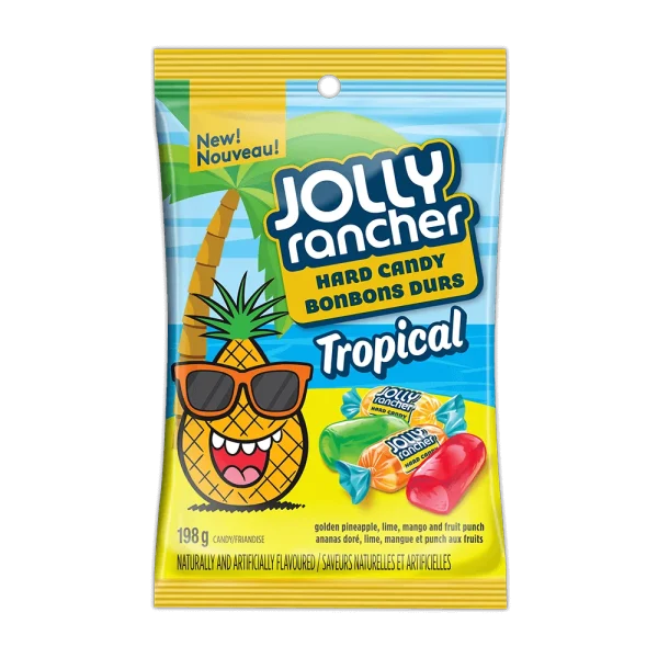 JOLLY RANCHERS HARD CANDY TROPICAL 198G